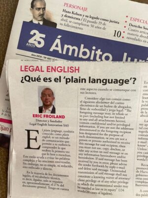 What is plain Language in Legal English