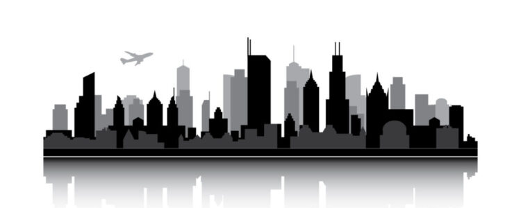 Chicago logo skyline